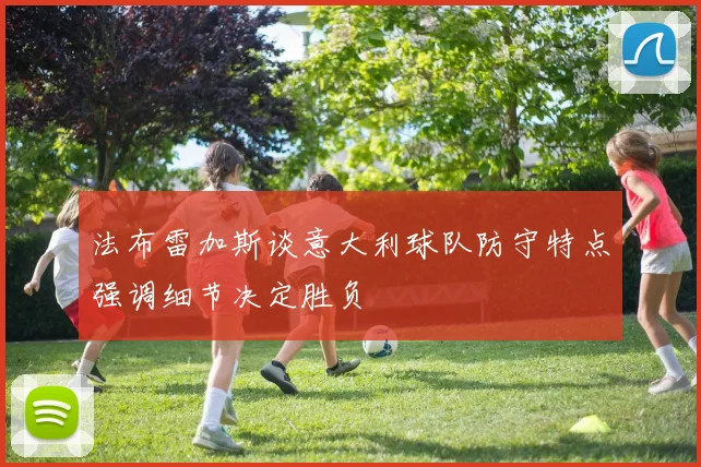 法布雷加斯谈意大利球队防守特点强调细节决定胜负
